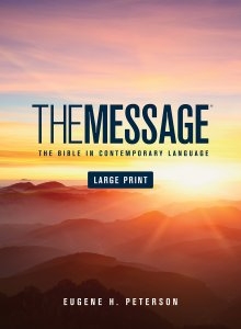 MESSAGE-LARGE-PRINT-BIBLE-HC