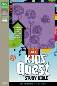 NIrV-KIDS'-QUEST-STUDY-BIBLE-LAVENDAR-DUO-TONE-LEATHER