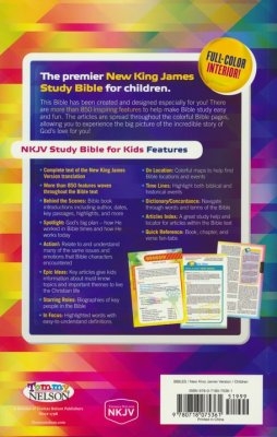 NKJV Study Bible for Kids - Softcover - Gladsounds